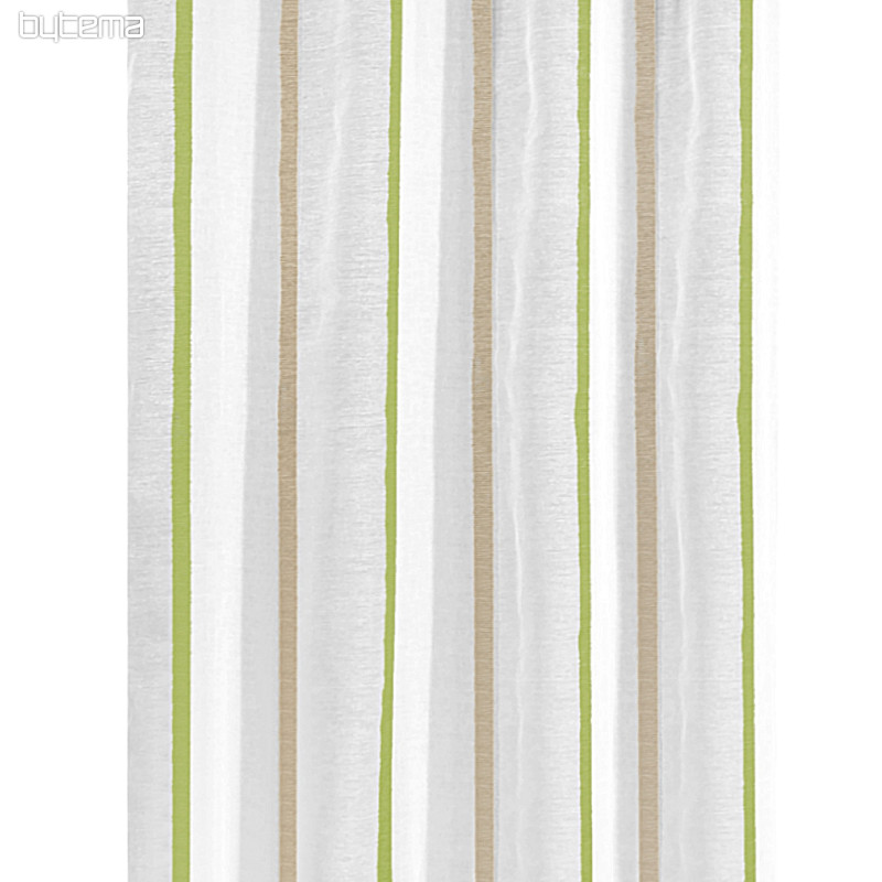 Tenda decorativa leggera MARLON verde 135x245