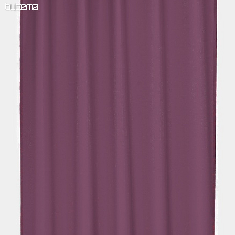 Tenda decorativa leggera VICKY viola scuro 140x245