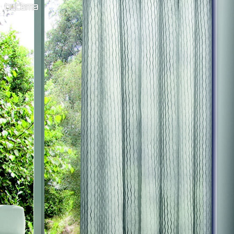 Tenda decorativa leggera OTTO grigio - antracite 135x245