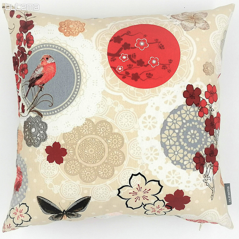 Fodera per cuscino decorativo FLOW ROSSO