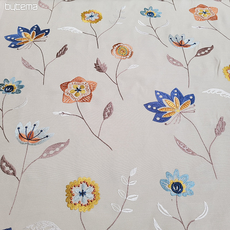 Fiori decorativi ricamati in tessuto RICHMOND multi