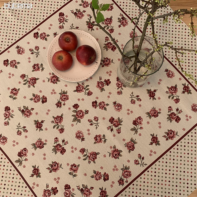 Tovaglia arazzo e scialle ROSE
