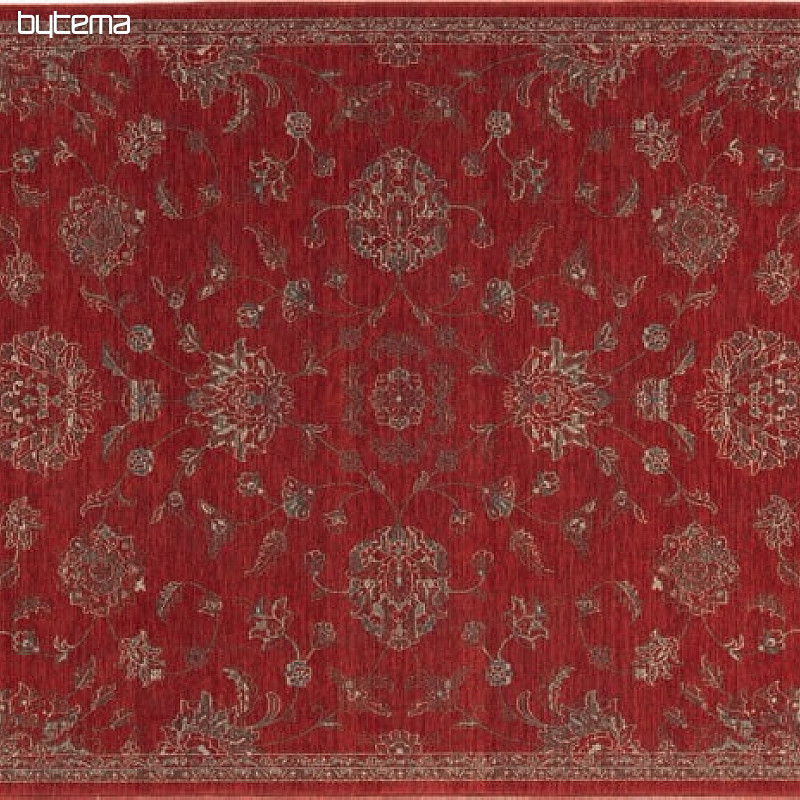 tappeto in lana DJOBIE classico rosso