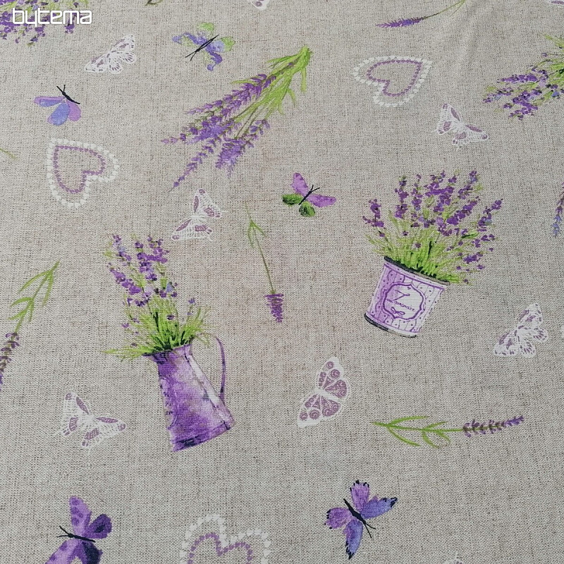 Tessuto decorativo LAVANDA lilla