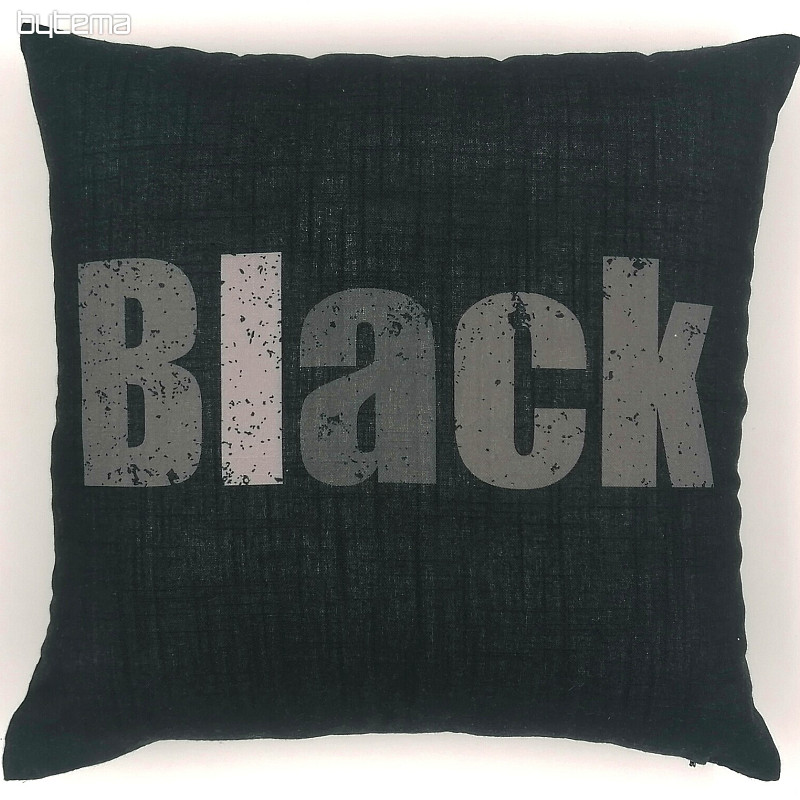 Fodera per cuscino decorativo COLORI NERO