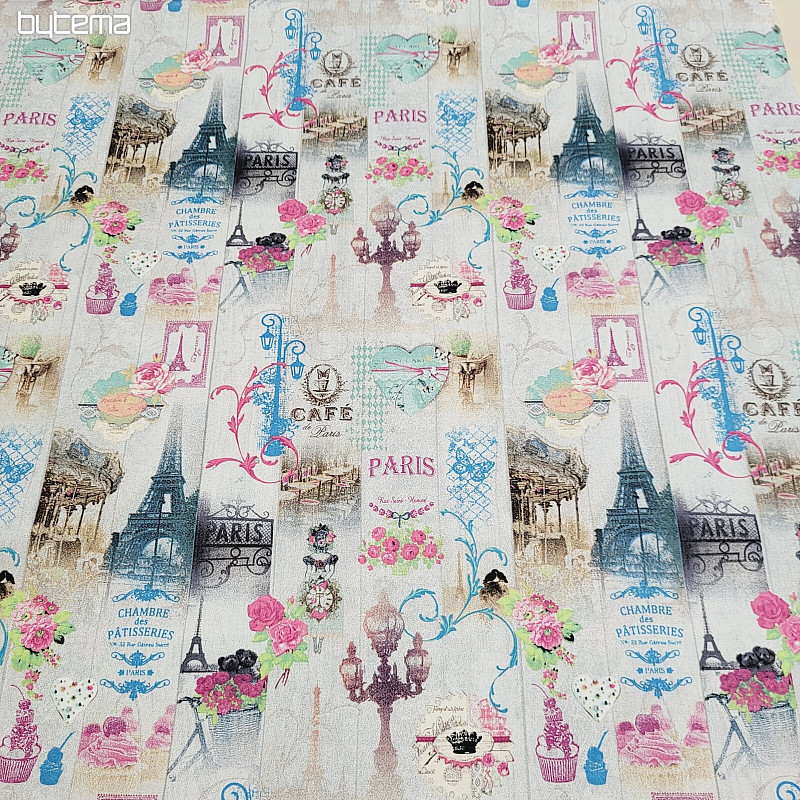 Tessuto decorativo PARIS stampa digitale 3D