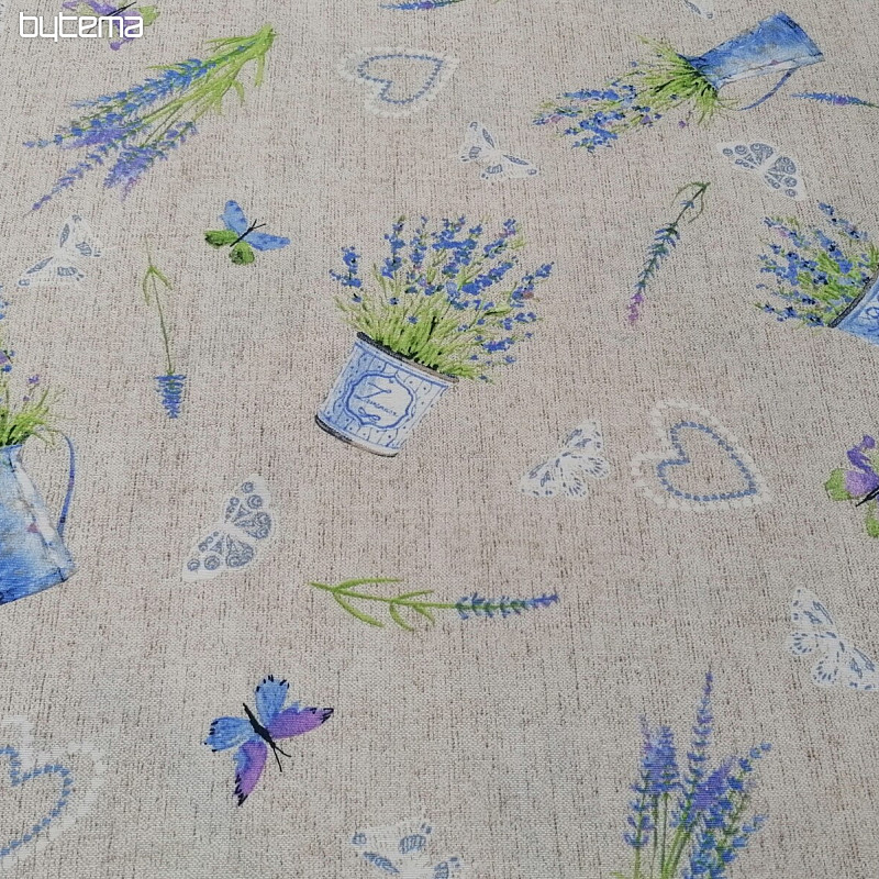 Tessuto decorativo LAVANDA blu
