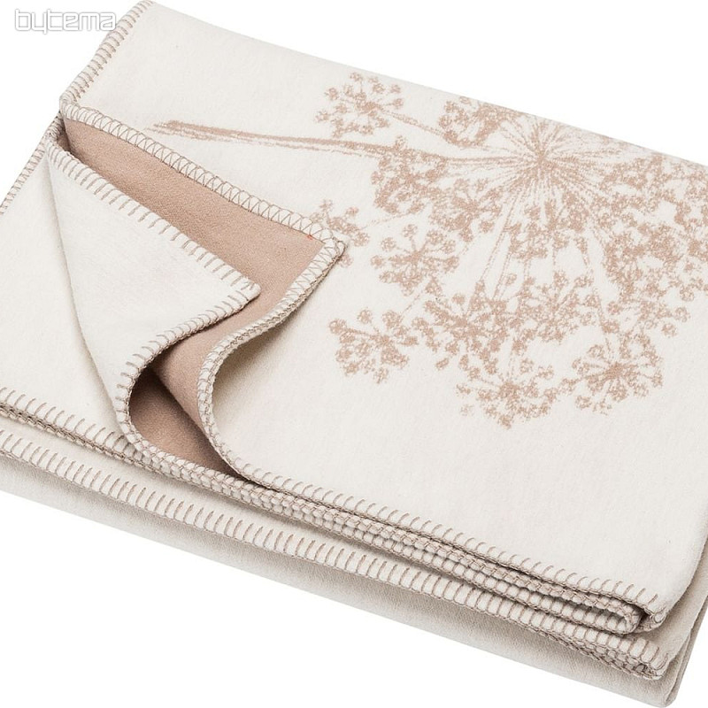 Coperta in cotone DF JADE beige 150x200 cm