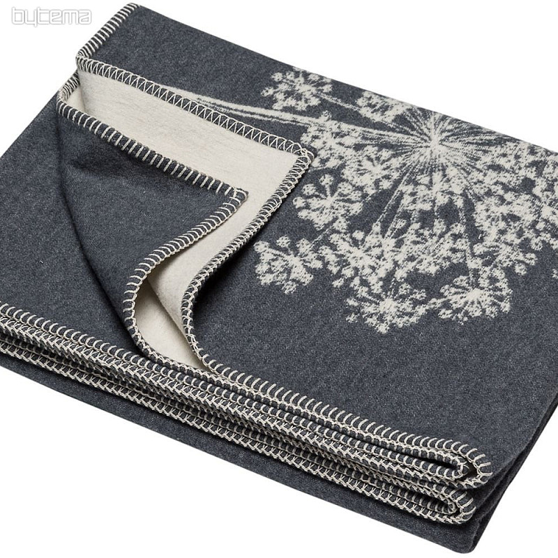 Coperta in cotone DF GIADA ANTRACITE