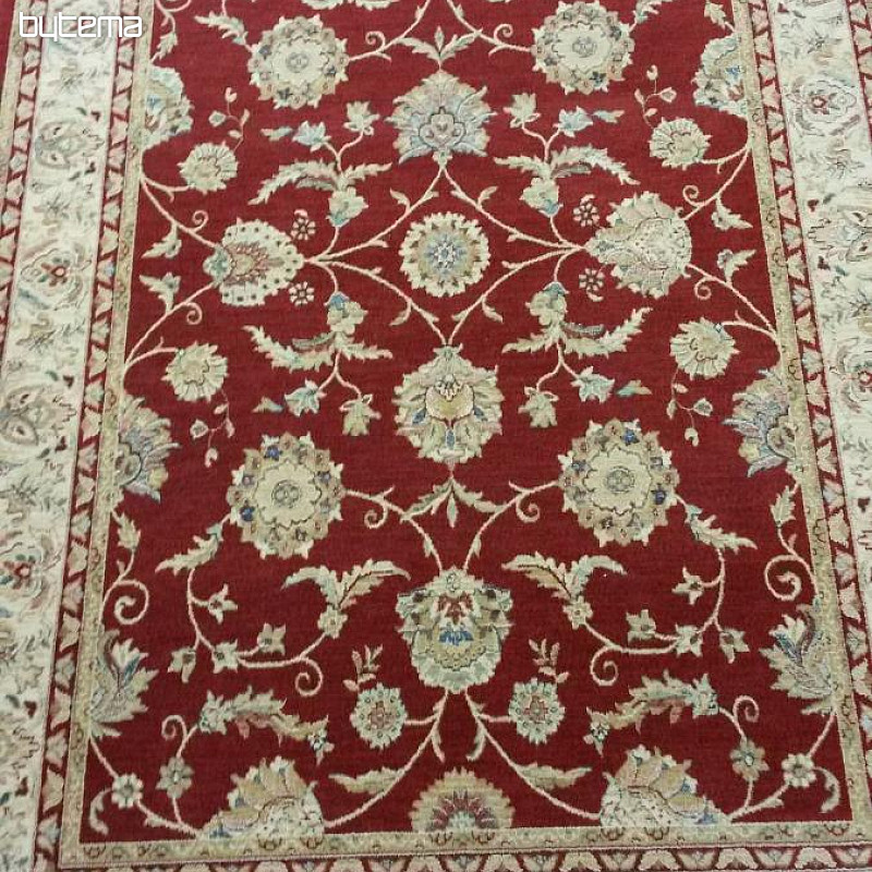 Tappeto di lusso in lana DJOBIE ORIENT rosso