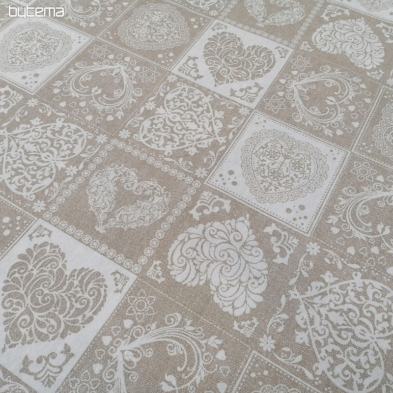 Tessuto decorativo AMORE BLANCO
