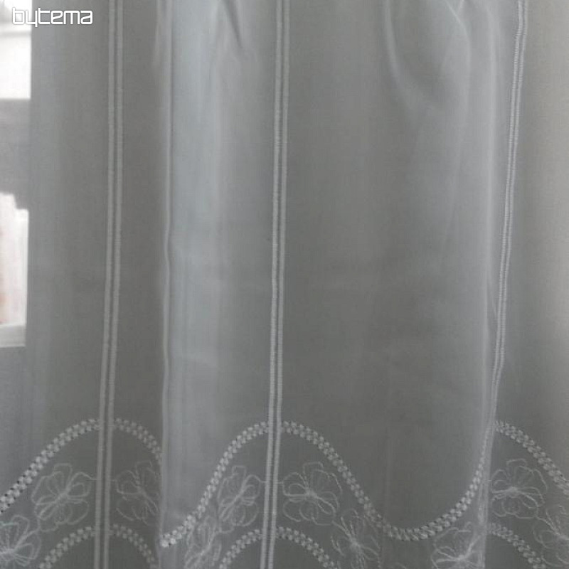 tenda in vetro colorato con fiori