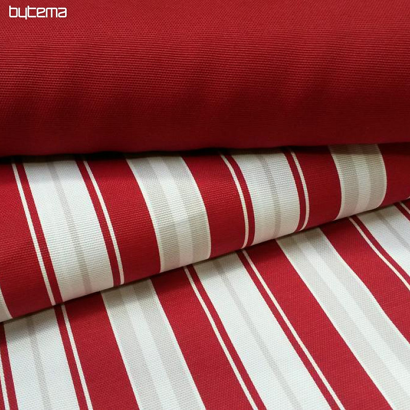 Striscia decorativa in tessuto rosso