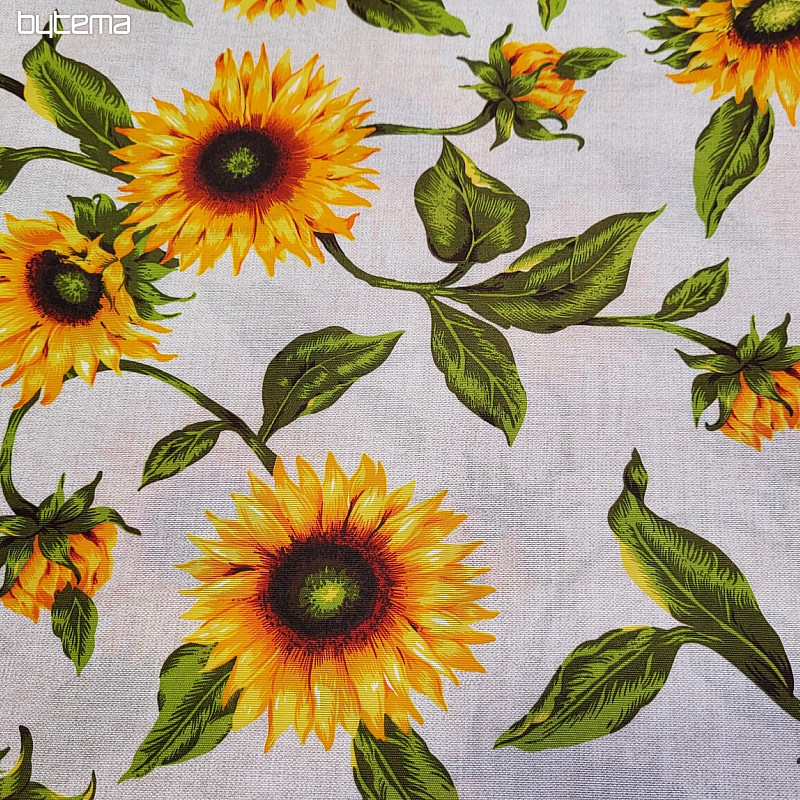 Tessuto decorativo GIRASOLE rosso
