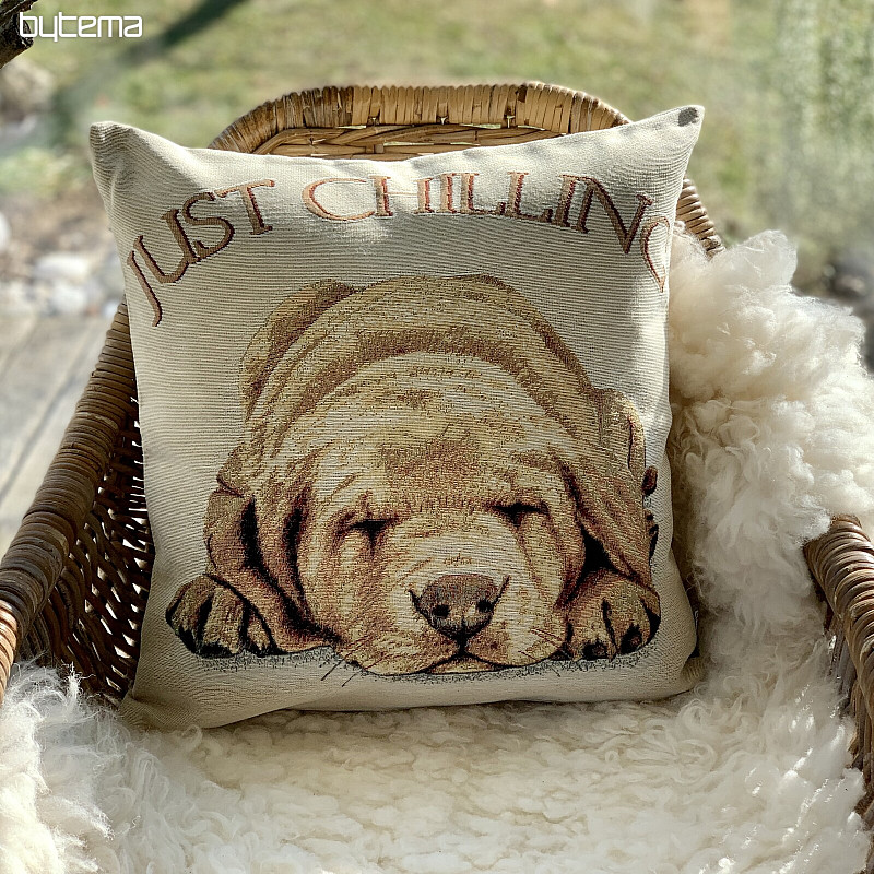 Fodera per cuscino con arazzo PES JUST CHILLING