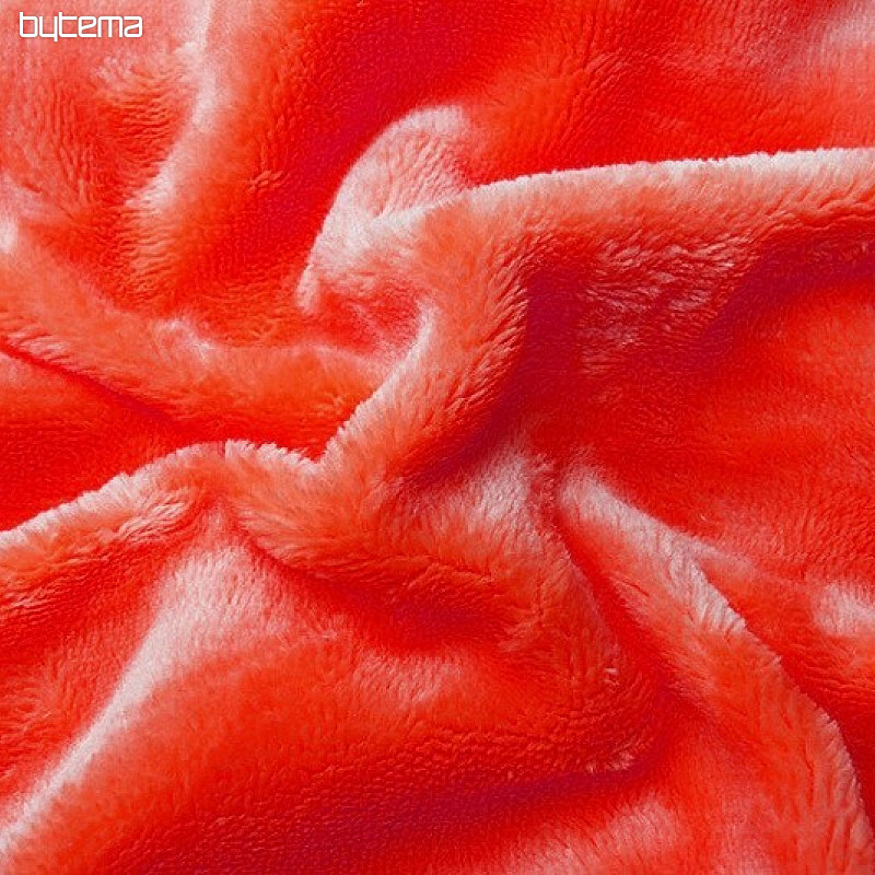 Lenzuolo in microflanella DORMIRE BENE pompelmo rosso