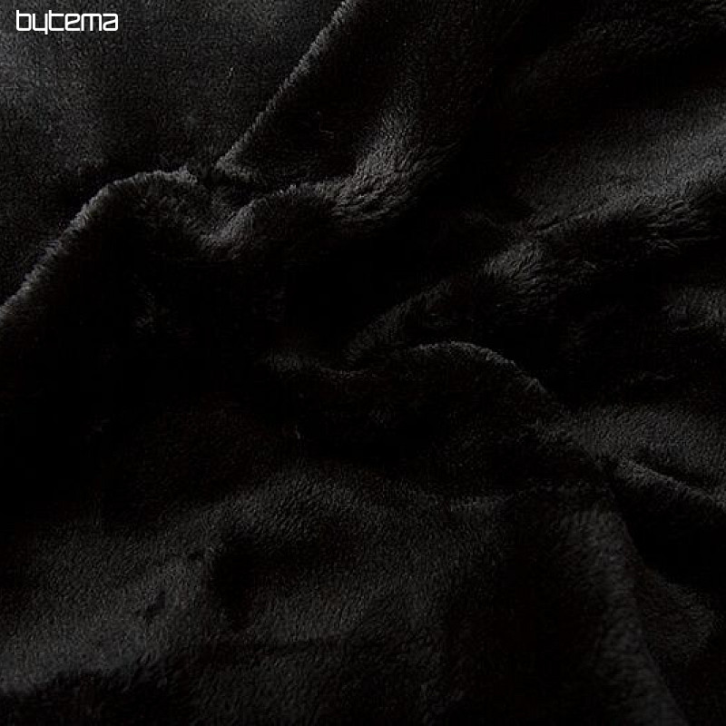 Lenzuolo in microflanella DORMIRE BENE nero