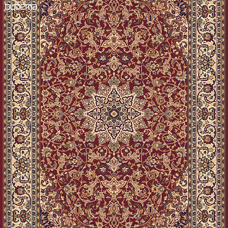pezzo tappeto SOLID 55 rosso