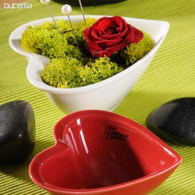 Ciotola a cuore rosso