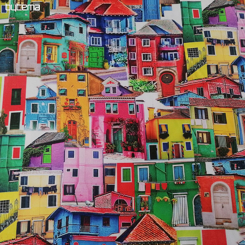Tessuto decorativo CASAS digitale