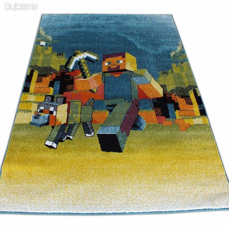 Tappeto per bambini MONDO NEW Minecraft