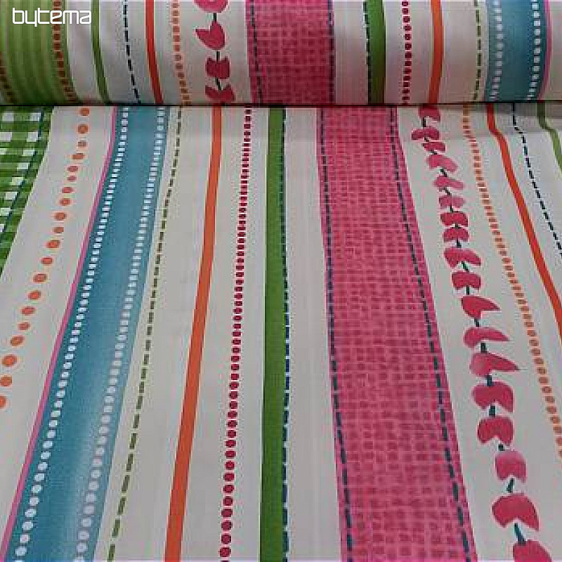 Tessuto decorativo RAYA rosa