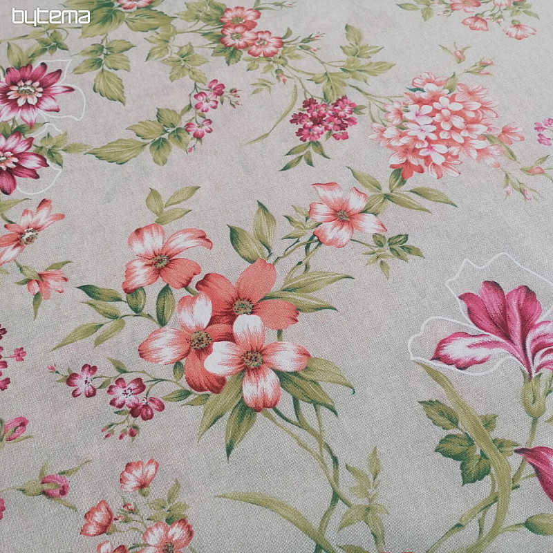 Tessuto decorativo FUCHSIE beige