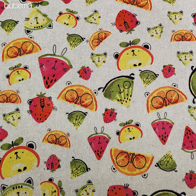 Tessuto decorativo FRUTTA stampa digitale