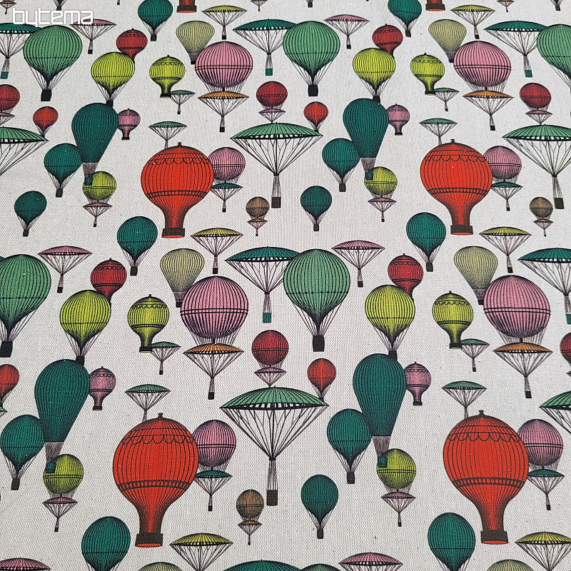 Tessuto decorativo BALLOON GLOBE 701 stampa digitale