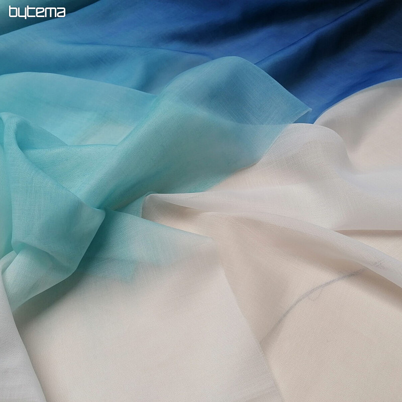Tenda decorativa leggera HAPPY blu