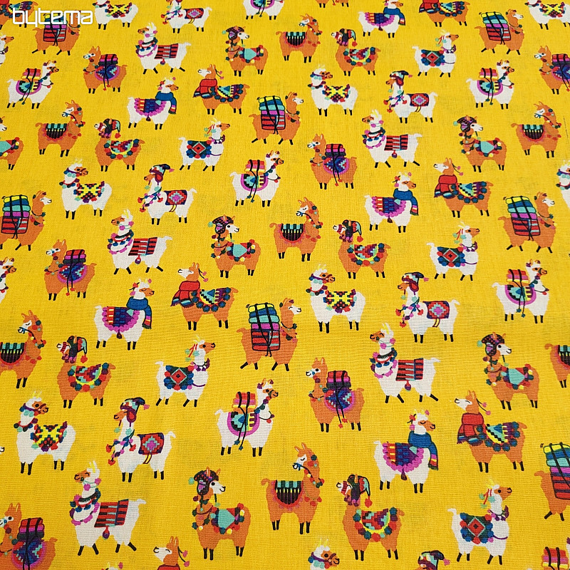 Tessuto decorativo LAMA giallo