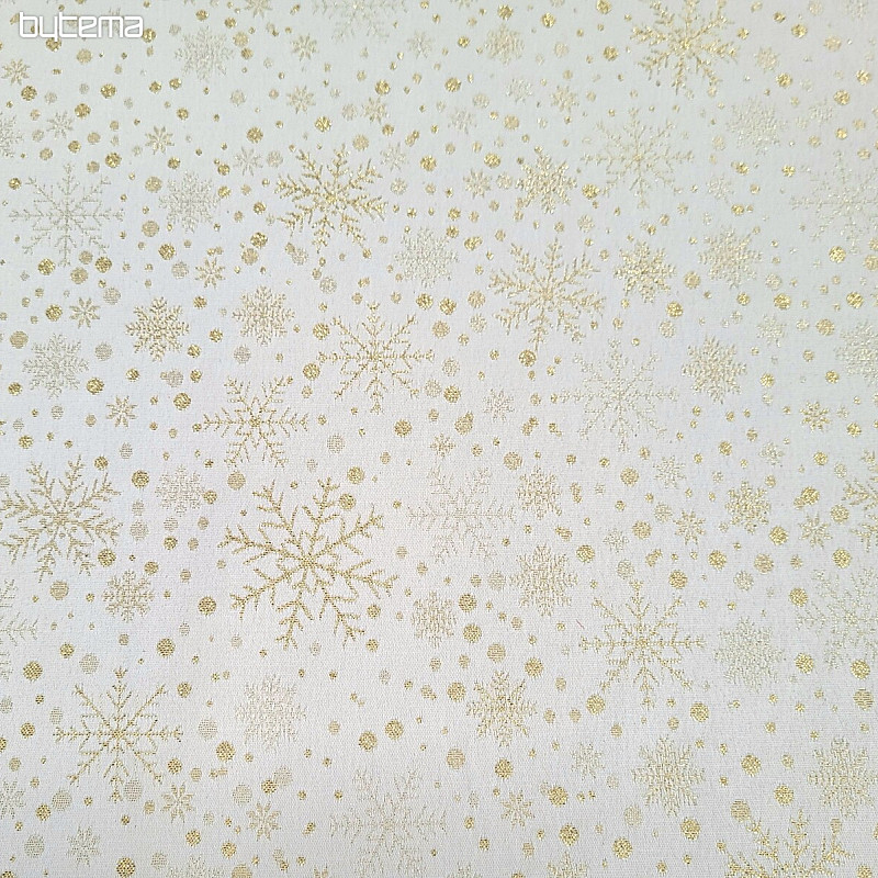 Tessuto decorativo jacquard FLAKES I oro