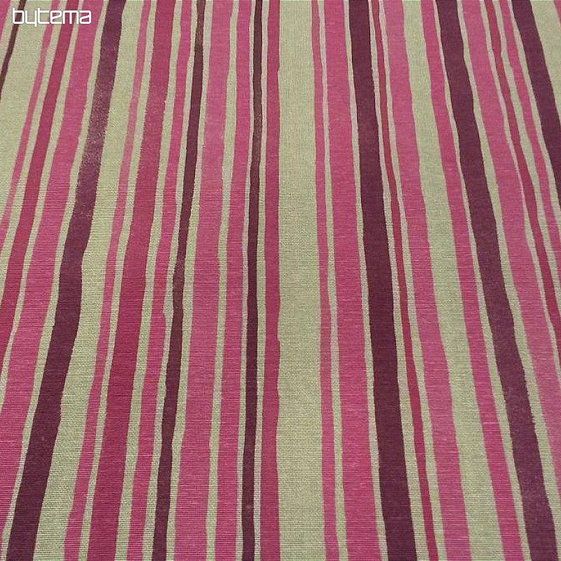 Tessuto decorativo INDI strisce rosa