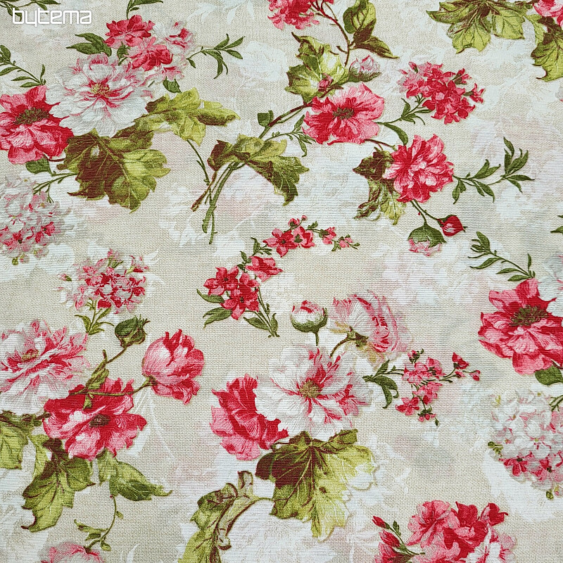 Tessuto decorativo HORDENZIE LEONE beige