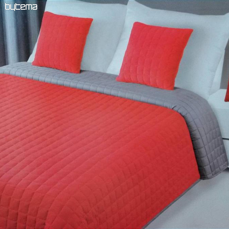 Copriletto moderno 170/210 PAULA rosso