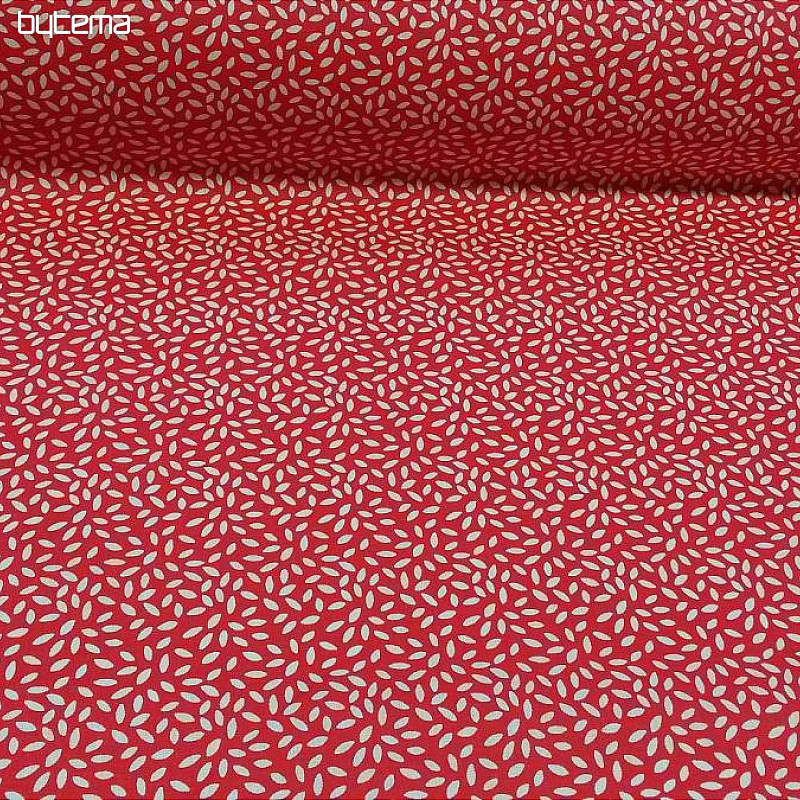 Tessuto di cotone STILI rouge rosso