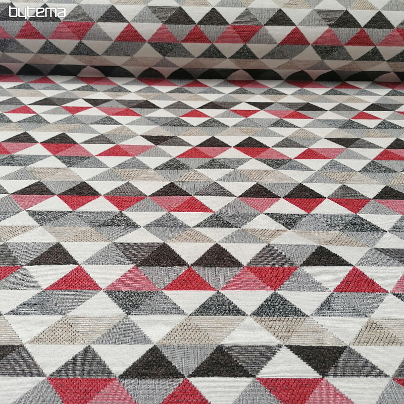 rivestimento in tessuto LUSA triangolo rosso