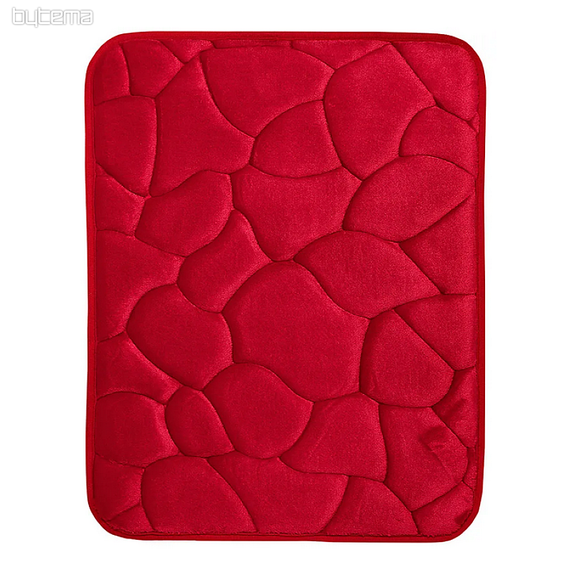 Tappetino da bagno TILES ROSSO