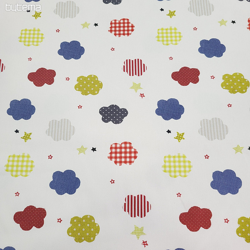 Tessuto decorativo per bambini NUVOLE