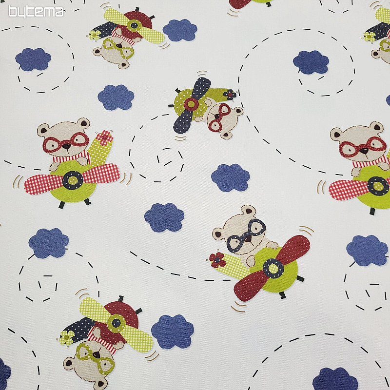 Tessuto decorativo per bambini BEAR FLYER