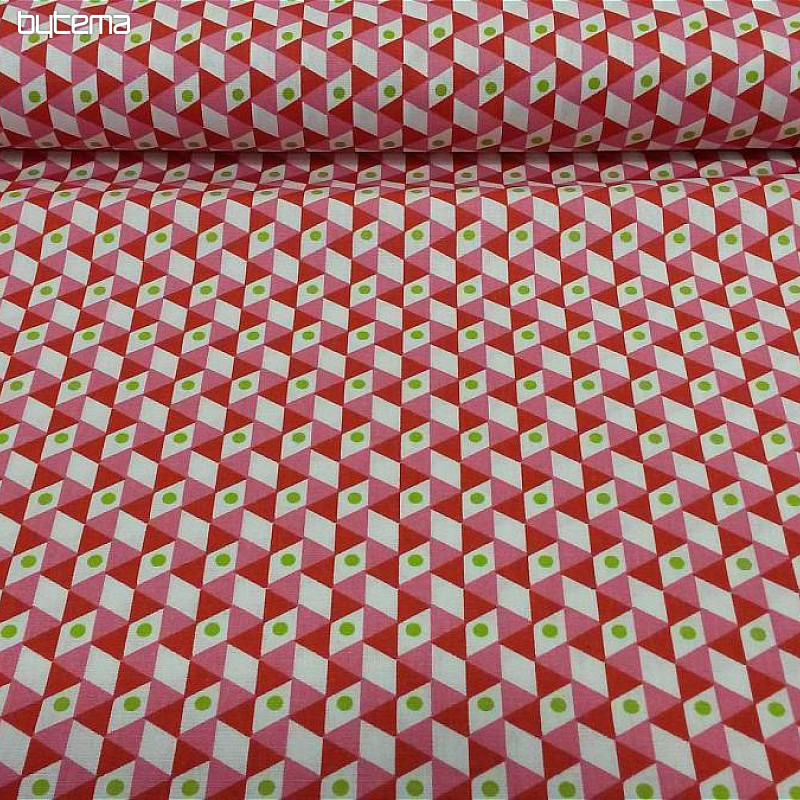 Tessuto di cotone NOHO rosso