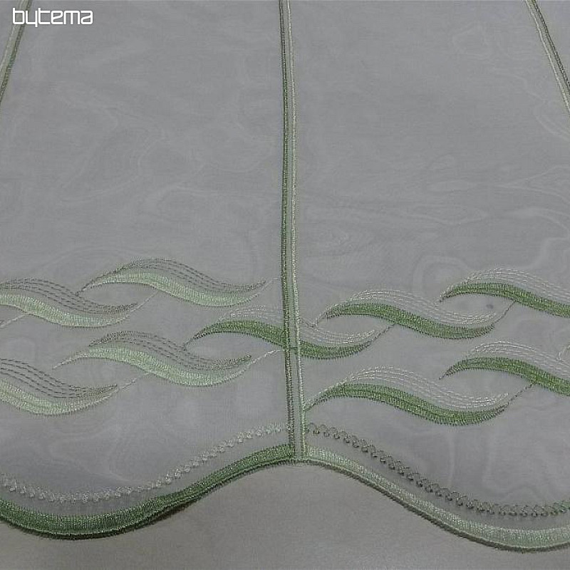 Tenda verde corta moderna