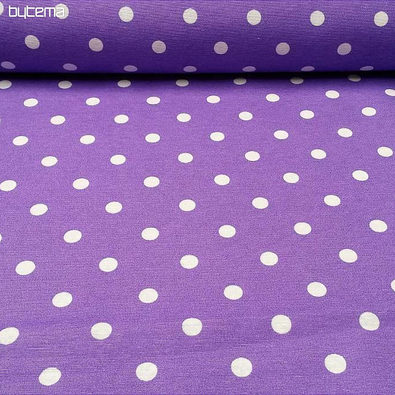 Tessuto decorativo a pois NEO viola 302
