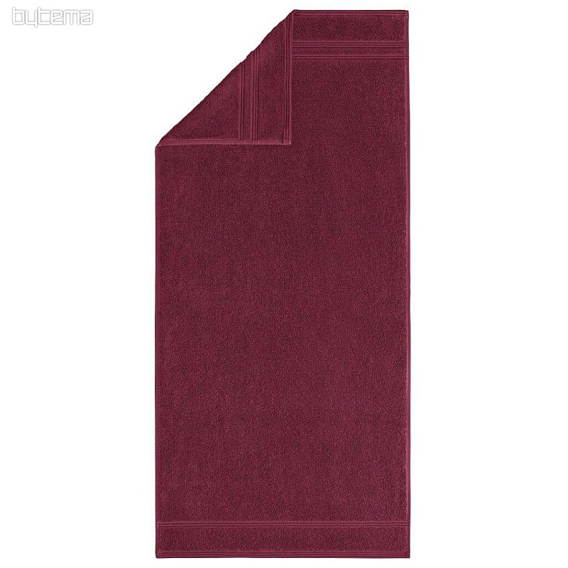 Asciugamano e telo bagno di lusso MANHATTAN GOLD 291 bordeaux