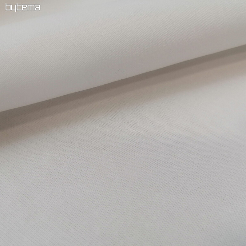 Tela di cotone DOMINIC bianco