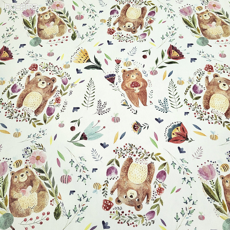 Tessuto decorativo per bambini ORSO
