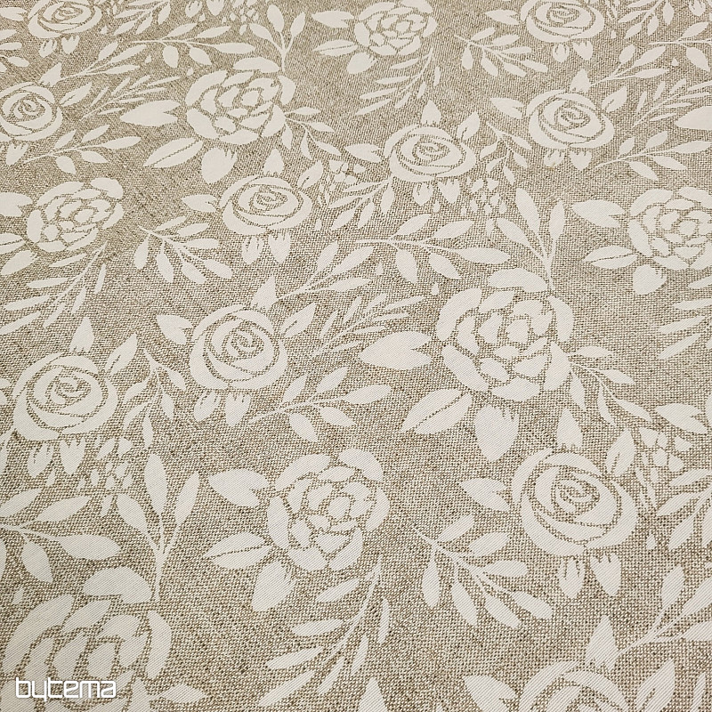 Tessuto decorativo ROSA crema