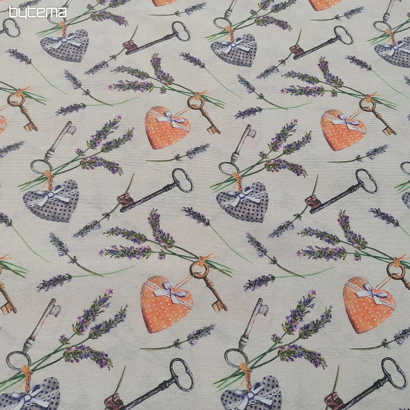 Tessuto decorativo CLAUDIE lavanda