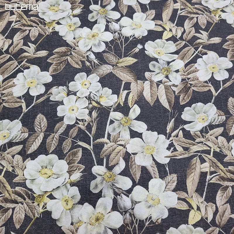Tessuto decorativo LEIRE nero