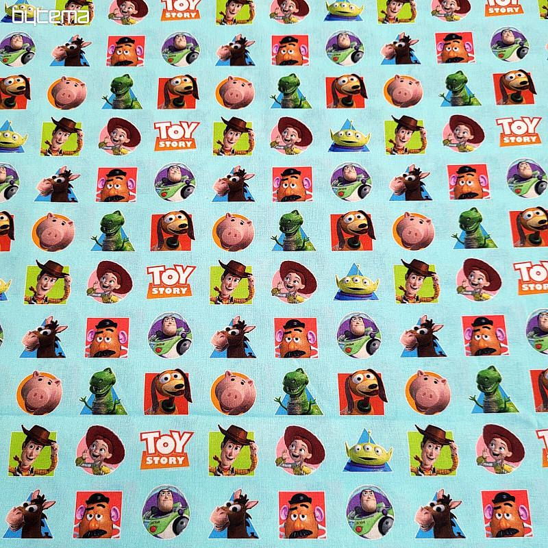 PATCH TOY STORY in tessuto di cotone
